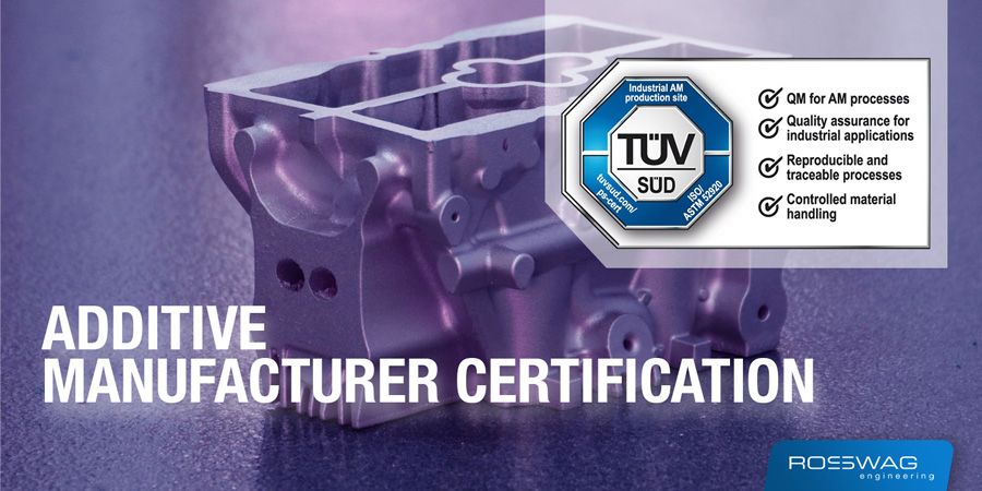 TÜV Additive Manufacturer Recertification